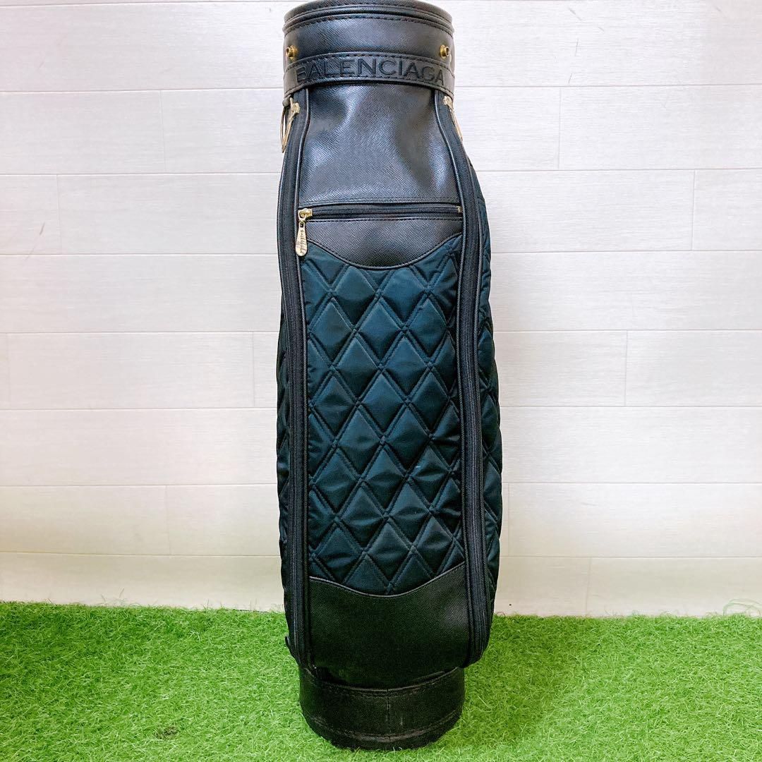 バレンシアガ　キャディーバッグ　ゴルフクラブケース　希少　ブラックキャディバッグ バレンシアガ キャディーバッグ ゴルフクラブケース 希少 ブラック