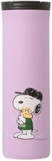 STARBUCKS スターバックス PEANUTS ステンレスボトル パープル 473ml タンブラー スタバ 水筒 スヌーピー JOE KIND SNOOPY WOODSTOCK