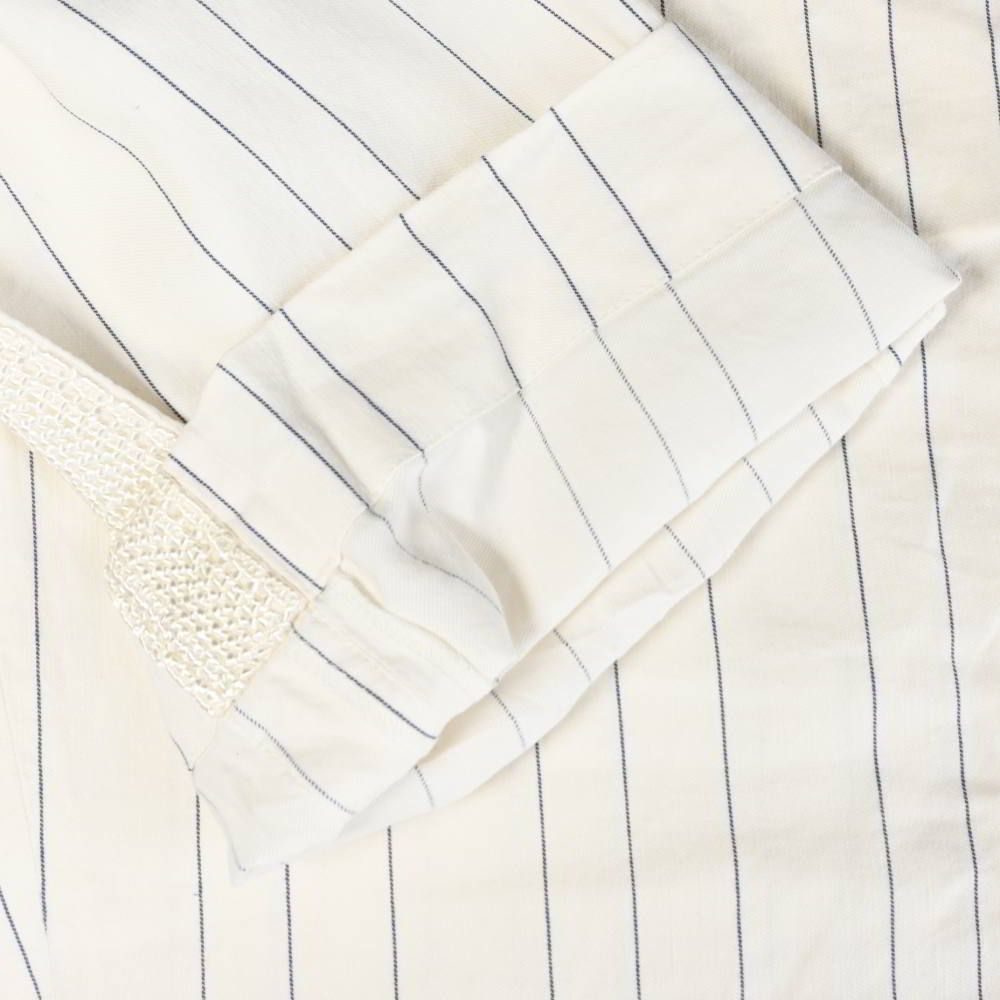 WALES BONNER ストライプ リネン混 パンツ - メルカリ 