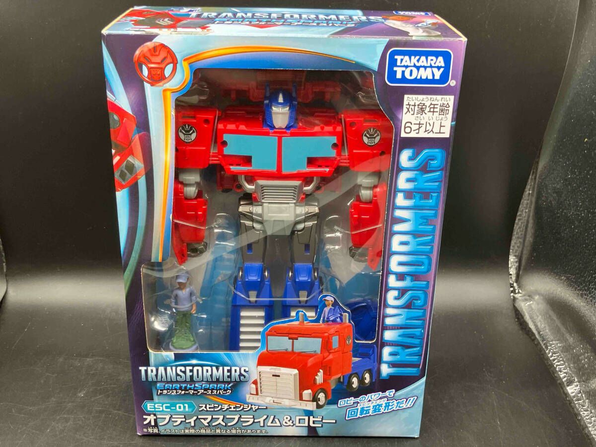 トランスフォーマー アーススパークスピンチェジャーオプティマスプライム＆ロビー Amazon.co.jp: スピンチェンジャー オプティマスプライム&ロビー