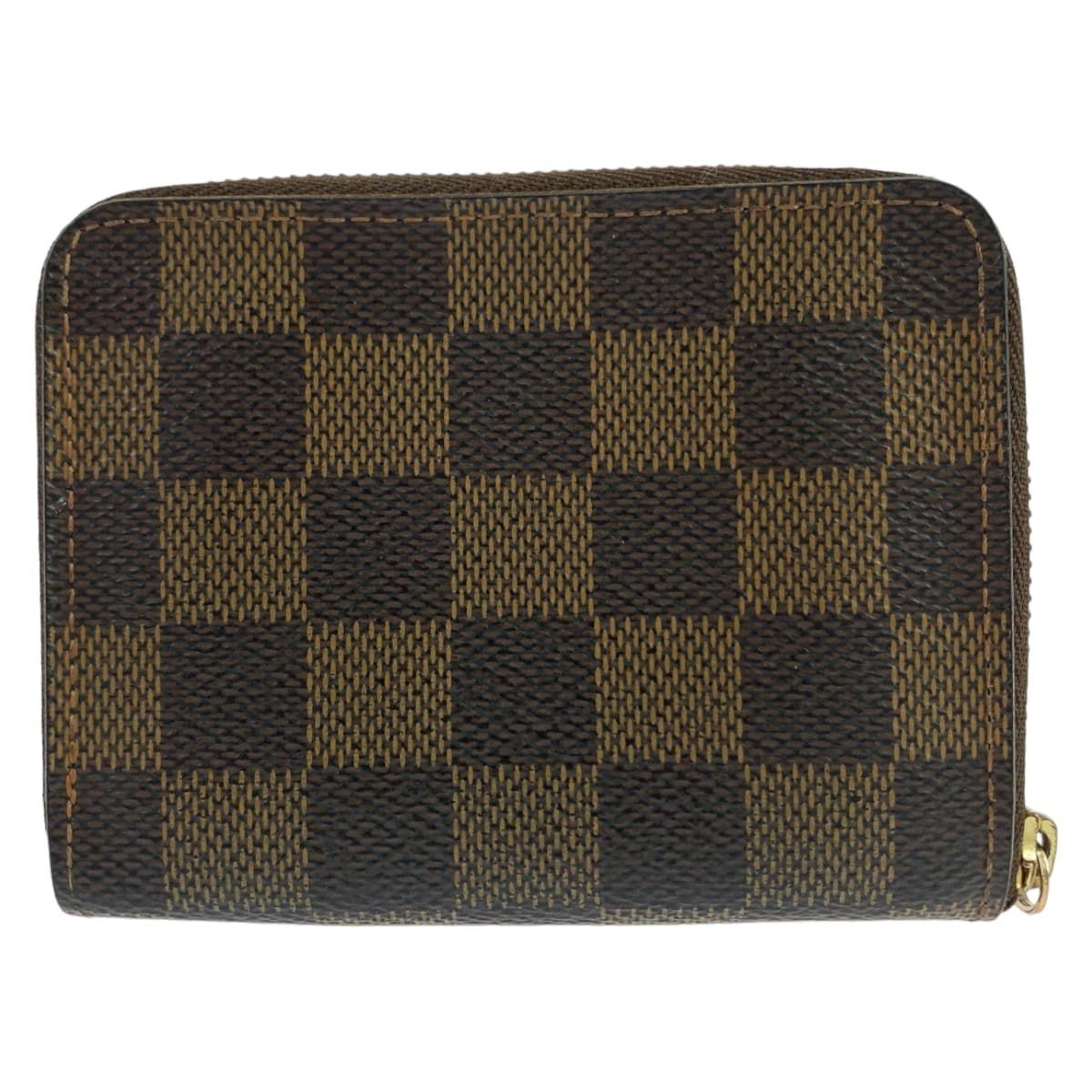 美品 LOUIS VUITTON ルイヴィトン ダミエ エベヌ ジッピーコインパース 
