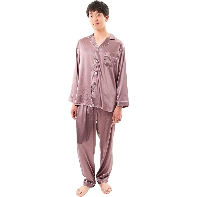 MEIBIAO　シルク　メンズ　パジャマ　福 4580511166939_1