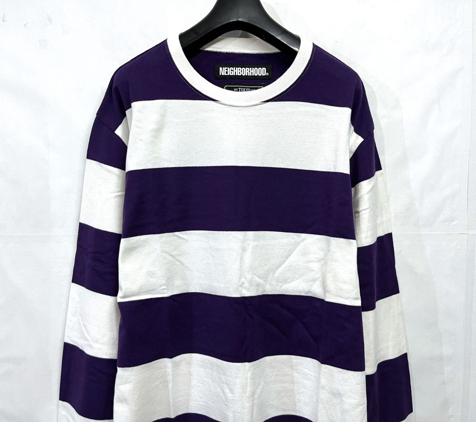 ネイバーフッド B.D./ C-CREW.LS ボーダーロンT NEIGHBORHOOD｜ネイバーフッド B.D./C-CREW.LS ボーダー クルー
