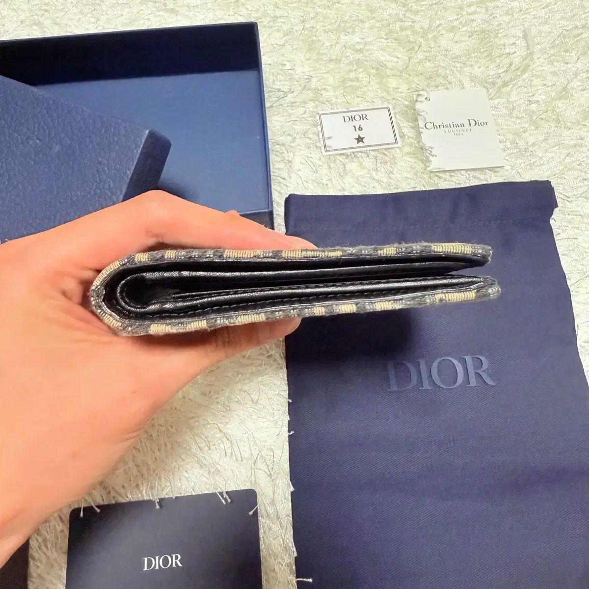 ギフトにも！DIOR（ディオール）オブリークジャカード 長財布 ジャカード Dior DIOR OBLIQUE(ディオール ディオールオブリーク