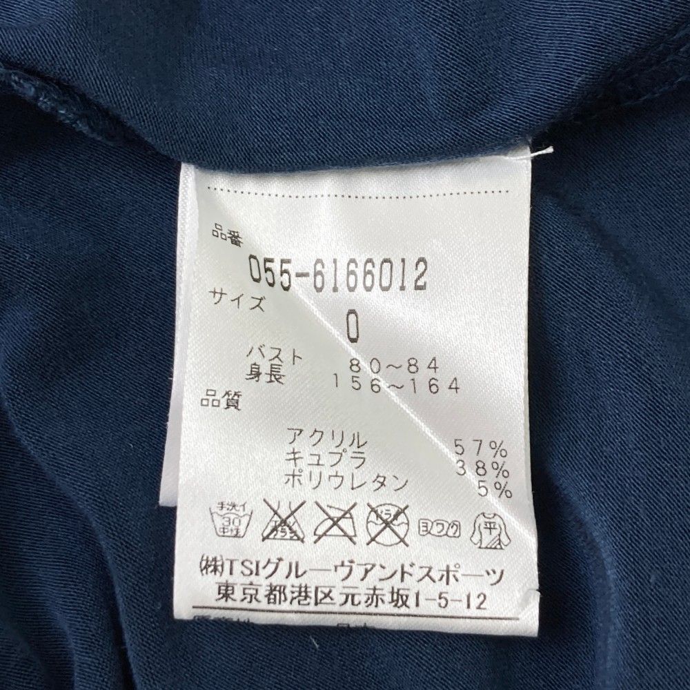 サイズ：0 PEARLY GATES パーリーゲイツ ハイネック 長袖Tシャツ