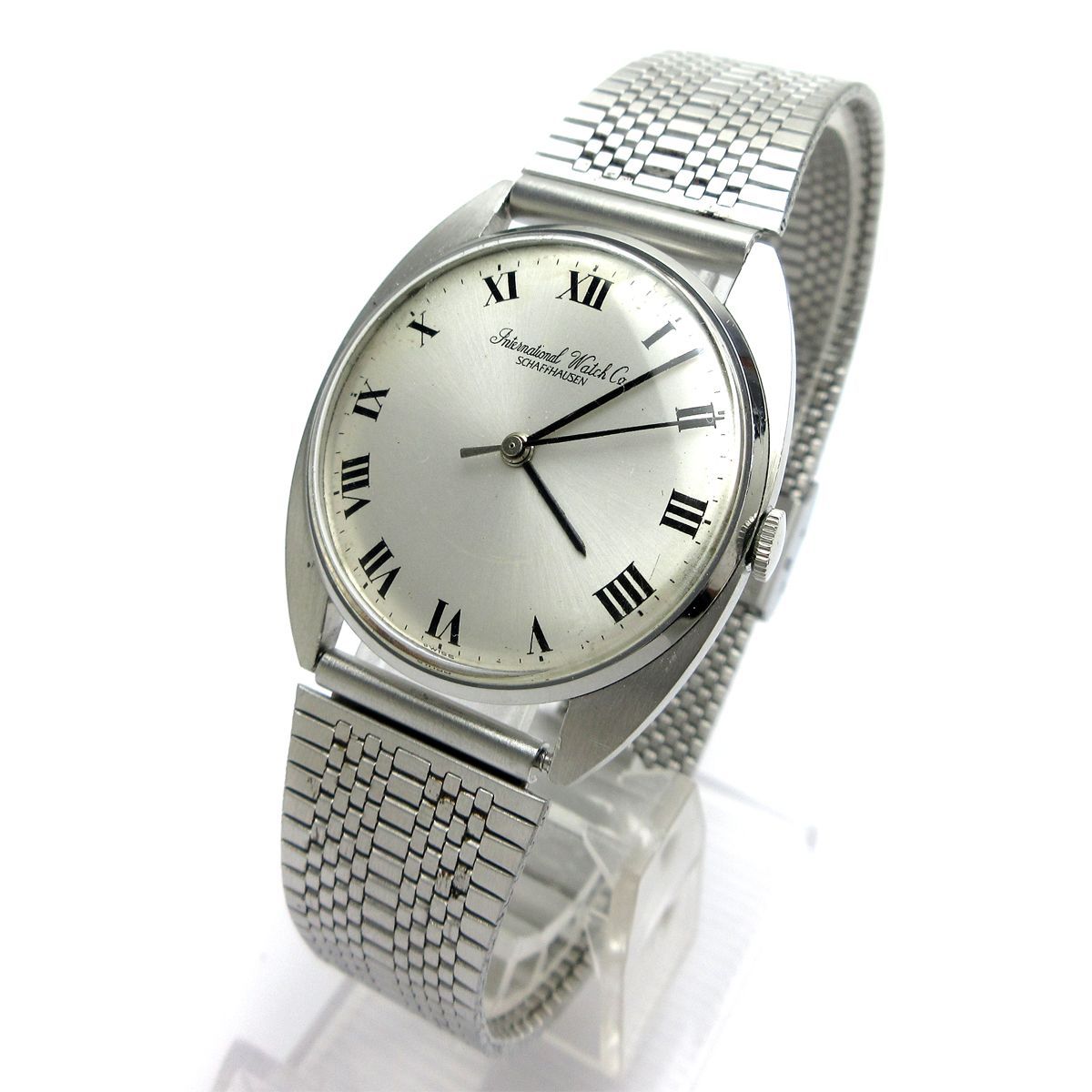 IWC インターナショナル ウォッチ カンパニー インター 手巻き メンズ シルバー ローマ数字 時計 ヴィンテージ