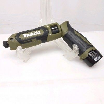 24k-502o【中古】makita マキタ マキタ 充電式ペンインパクトドライバ TD022D 本体+バッテリー1個+ケース 正規品 TD022D オリーブ ペンドライバ 小型 ハンディ 家庭用 DIY