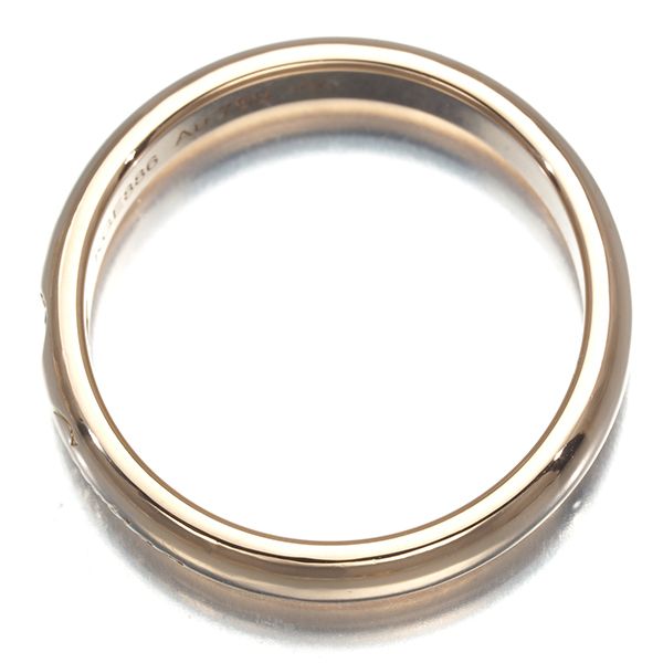 カルティエ Cドゥ ダイヤ エングレーブド リング K18PG 48号