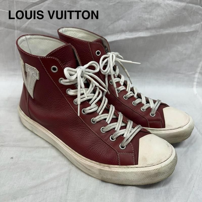 LOUIS VUITTON/ルイ・ヴィトン】 スニーカー レザー/ナイロン
