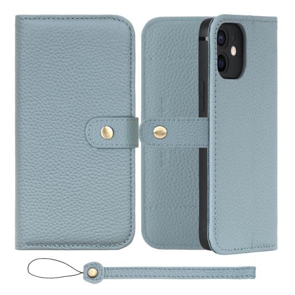 HANATORA] iPhone12 Pro Max ケース 本革 シュリンクカーフレザー