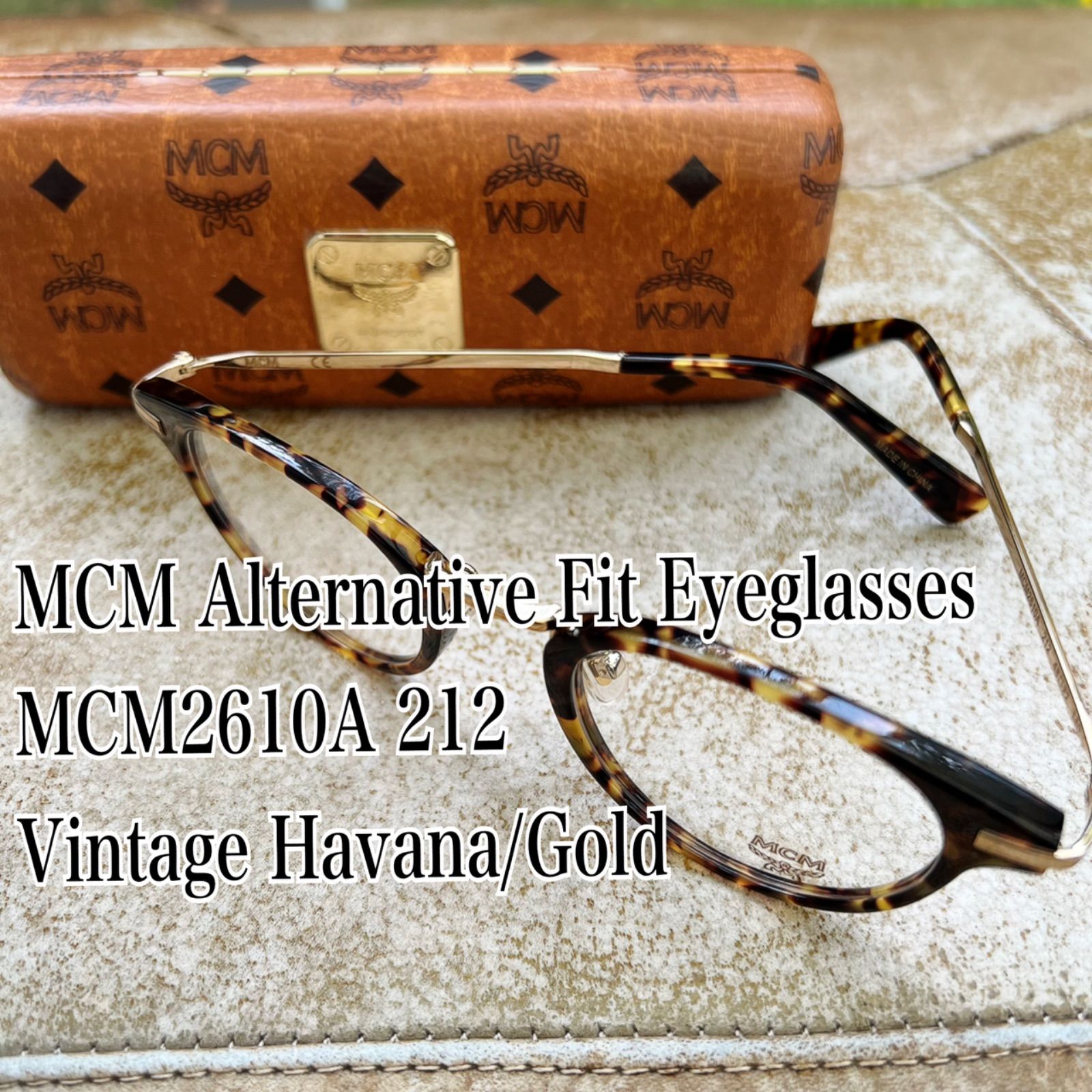 好評 MCM MCM メガネ フレーム 2610A ブラウン ゴールド 眼鏡の通販 by tikuwa807s' shop｜エムシーエムならラクマ 