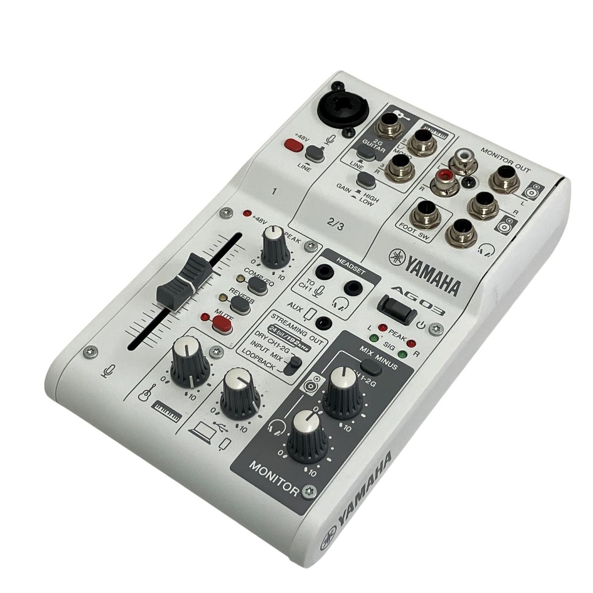 YAMAHA AG03MK ヤマハ 3ch ライブストリーミング ミキサー PA機器 23年製 T10435415