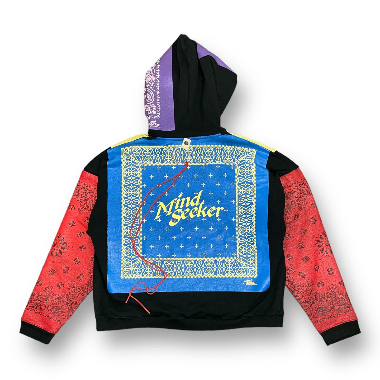 mindseeker / バンダナプリントパーカー/M/コットン/マルチカラー/MS-19AW-PK01 MINDSEEKER マルチ バンダナ プリント スウェット フーディー パーカー
