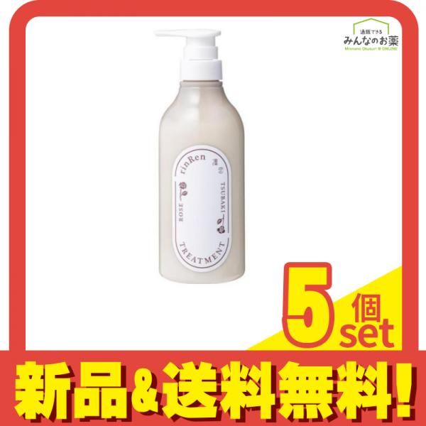 凜恋(リンレン) トリートメント ローズu0026ツバキ 480mL (本体) 5個セット まとめ売り