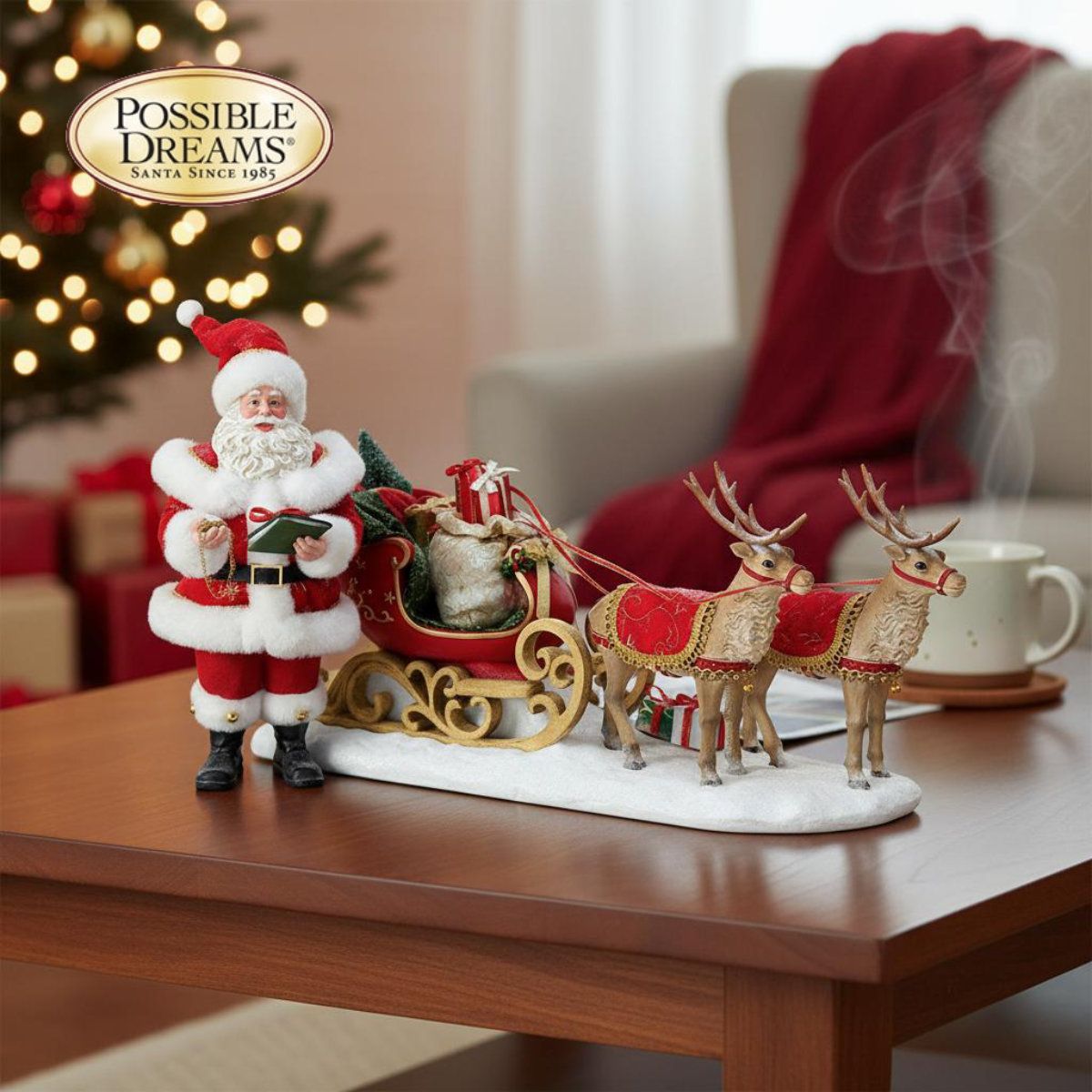 POSSIBLE DREAMS サンタクロース置物　人形　クリスマス Amazon.com: Department 56 Possible Dreams Christmas Traditions