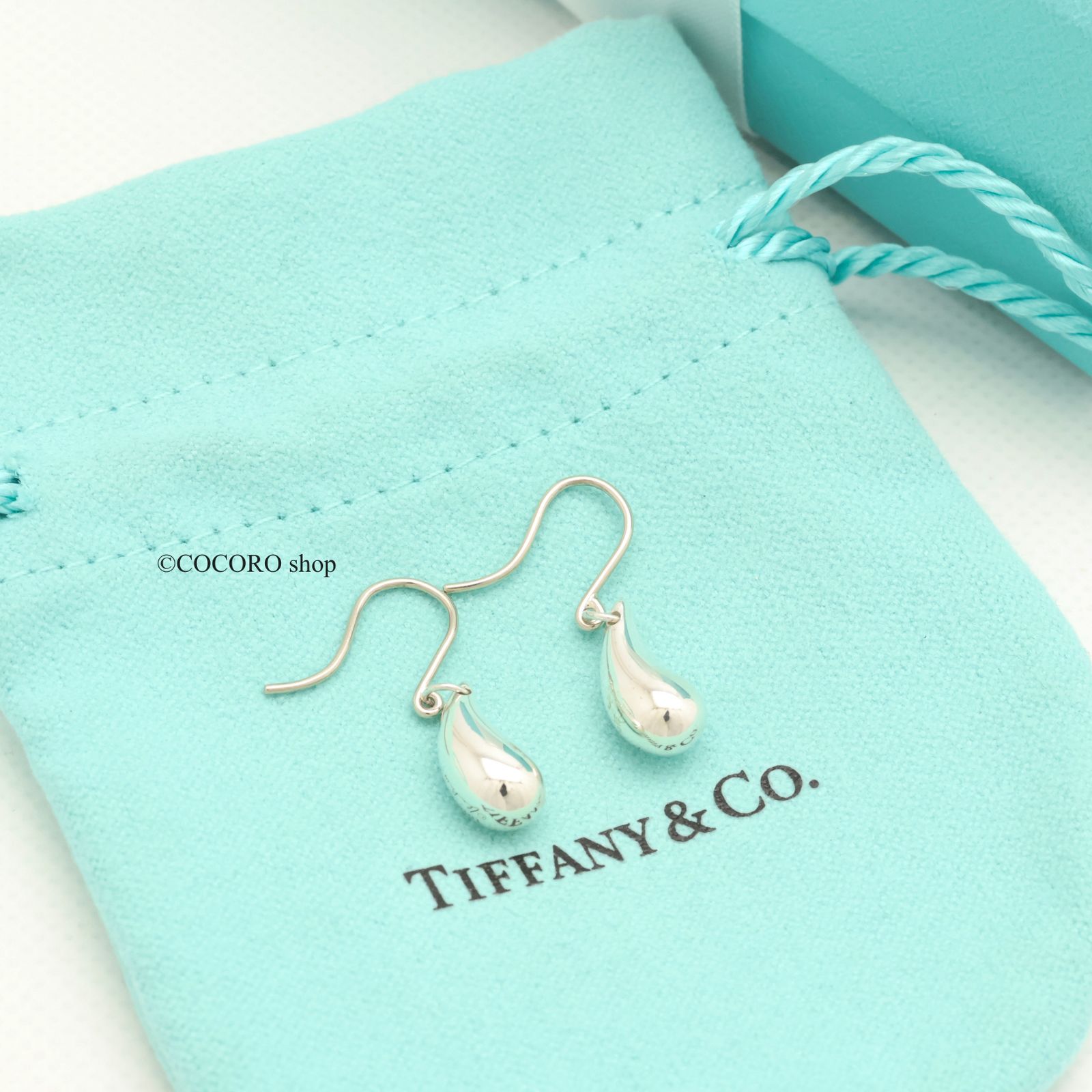 美品】ティファニー TIFFANY&Co. ティアドロップ エルサペレッティ フック ピアス AG925 - メルカリ