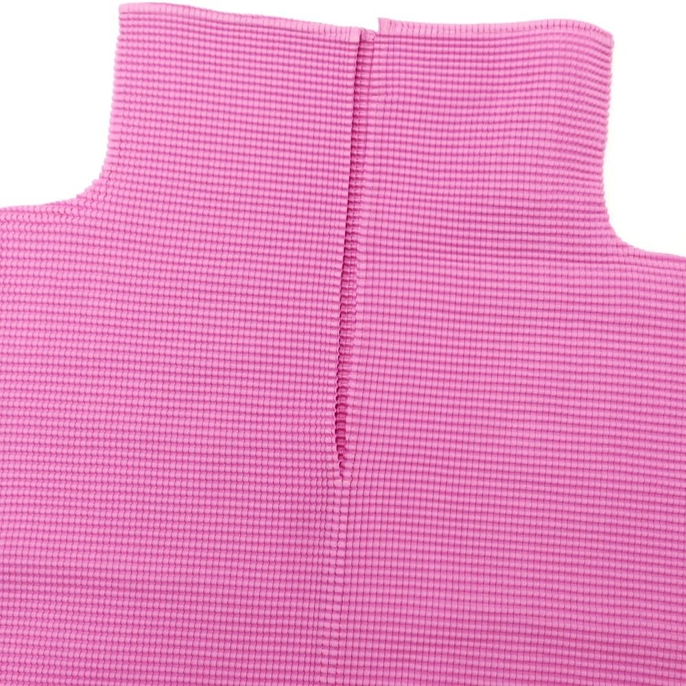 me ISSEY MIYAKE ミーイッセイミヤケ　半袖ブラウス　ピンク　透け感 GRADATION GINGHAM CHECK CAULIFLOWER – isseymiyake.com