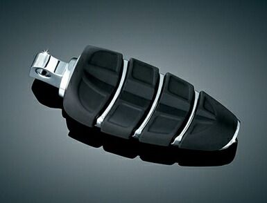 KINETIC フットペグ クローム オス型マウントアダプター