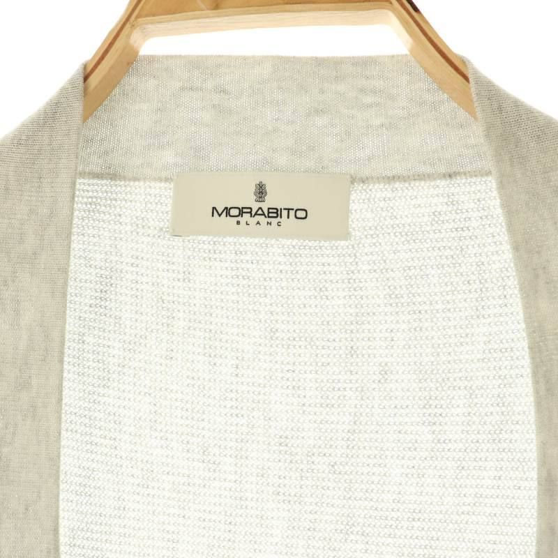 ◇ 美品 モラビト カットソー カーディガン 羽織り 38 日本製 2025年最新】MORABITO レディース カーディガン・ボレロ