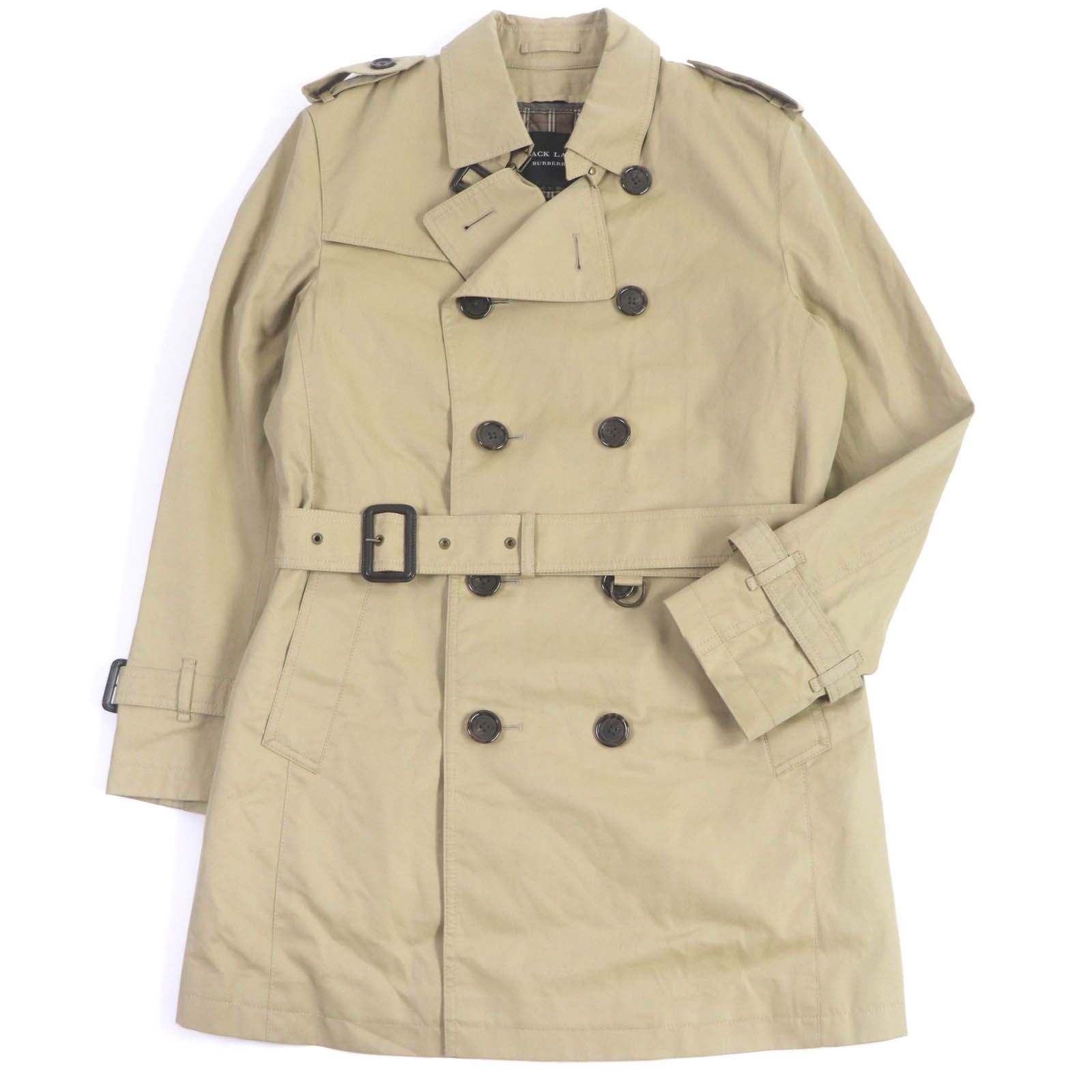 美品 バーバリーブラックレーベル トレンチコート ノバチェック