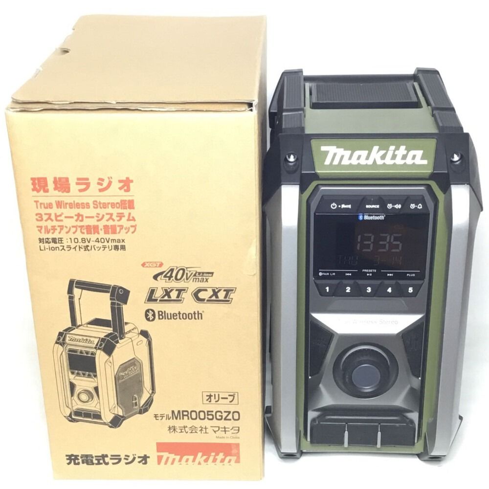 ΘΘMAKITA マキタ 充電式ラジオ ACアダプター付 40v 未使用品(S 