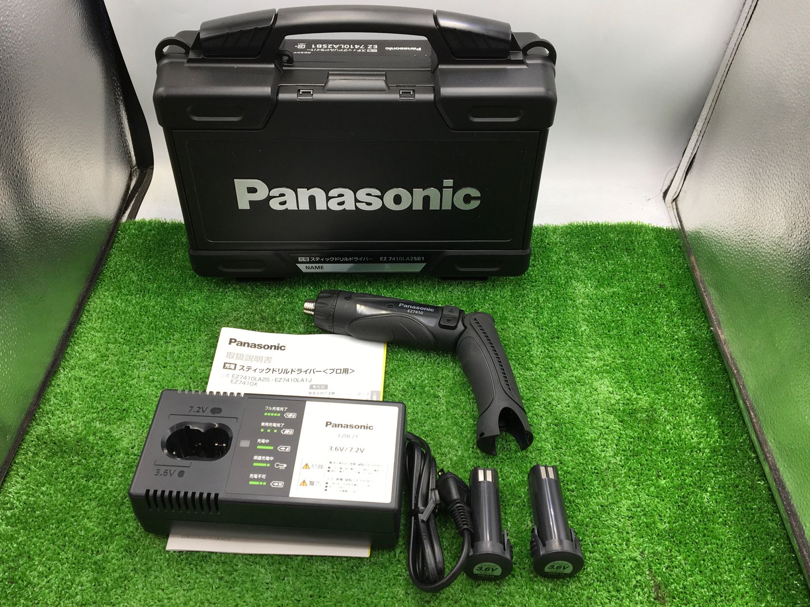 Panasonic|パナソニック 充電スティックドリルドライバー 3.6V ブラック EZ7410LA2SB1 ITTS37N0CFGA エコツール半田店 M01