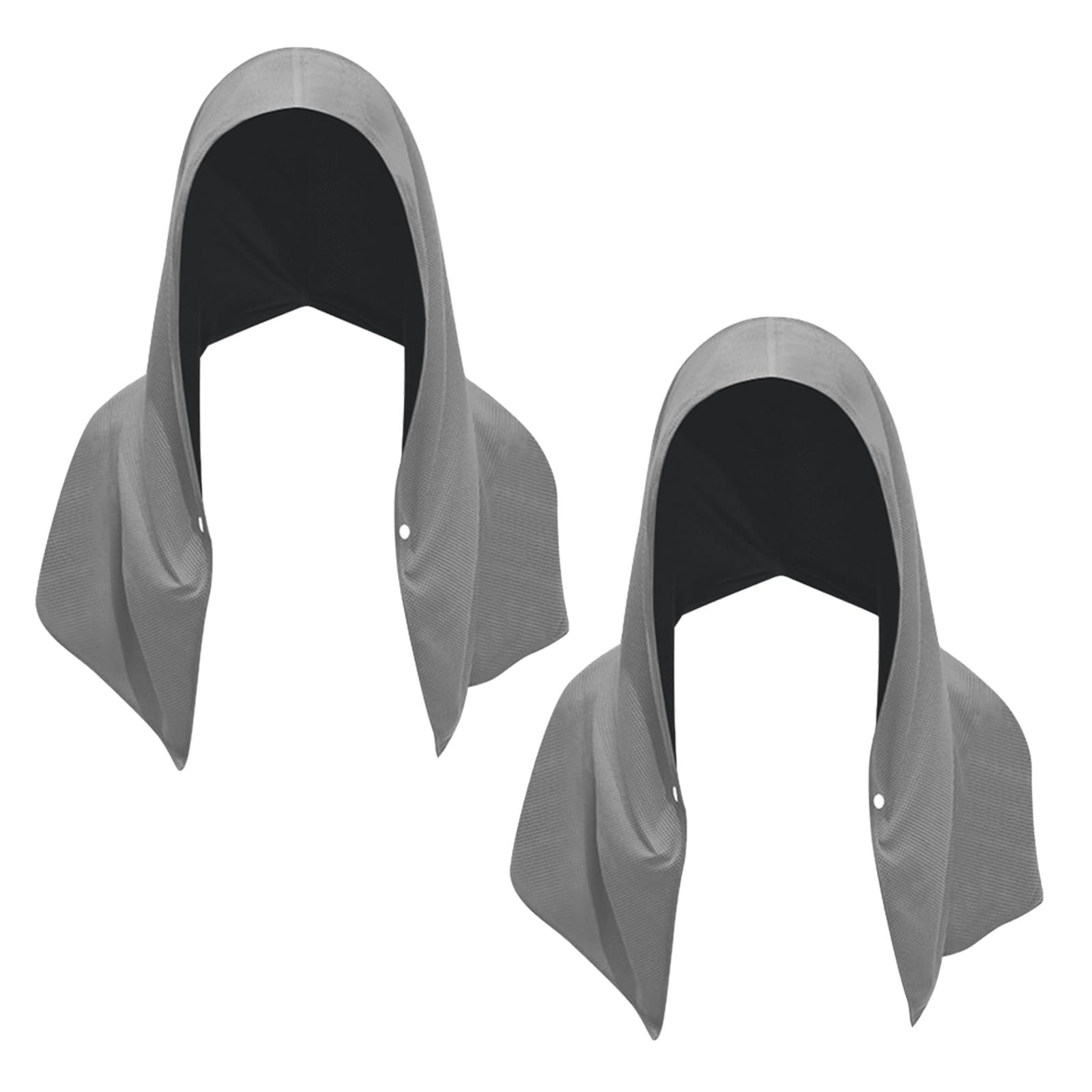 YFFSFDC 冷感タオル 冷却タオル セット 軽量 速乾 UVカット 暑さ対策 日焼け対策 アウトドア スポーツ 運動会 農作業 通勤 登山 日常生活 男女兼用 グレー