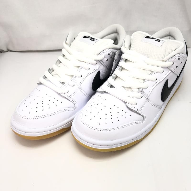 Nike SB Dunk Low Pro White|Black-White-Gum Light Brown 27.0cm CD2563-101 ホワイト ナイキ エスビー ダンクロー 91