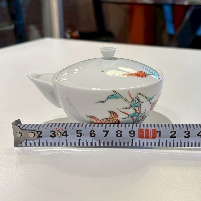 柿右衛門窯 錦栗鶉文 茶道具 煎茶道具 宝瓶 煎茶碗 5客 セット 有田焼 急須 湯呑 湯飲み CA 0928 1