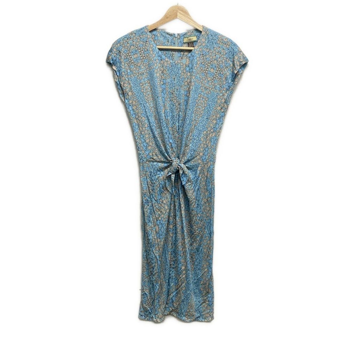 専用高級Issa LONDONワンピース シルク100 イッサロンドン ISSA LONDONシルク ワンピース【S〜M