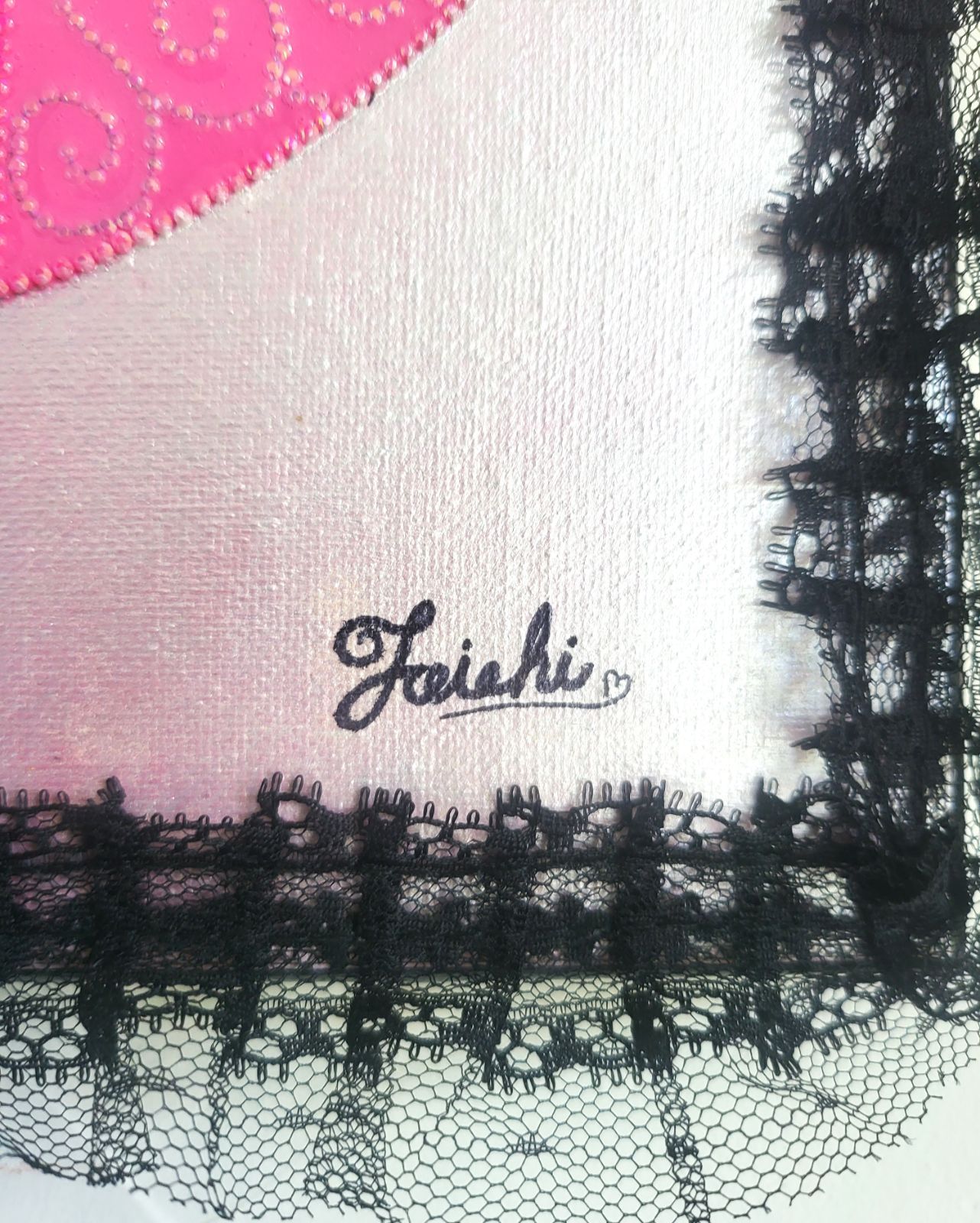 オンリー・コルセット / テクスチャーアート 33×24㎝ F4 キャンバス