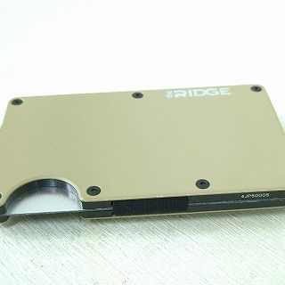 ザリッジ the RIDGE マネークリップ ベージュ ドライバー付き