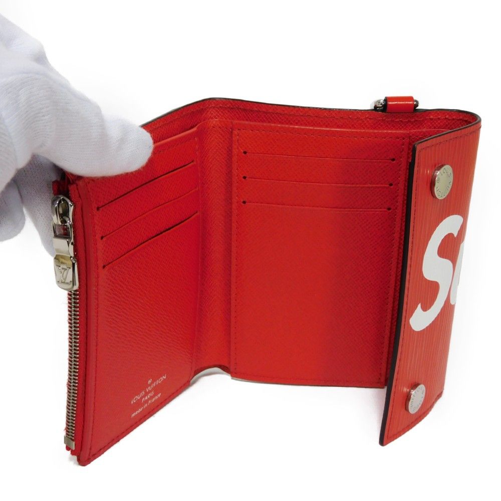 LOUIS VUITTON ルイ・ヴィトン チェーンコンパクトウォレット LVロゴ W