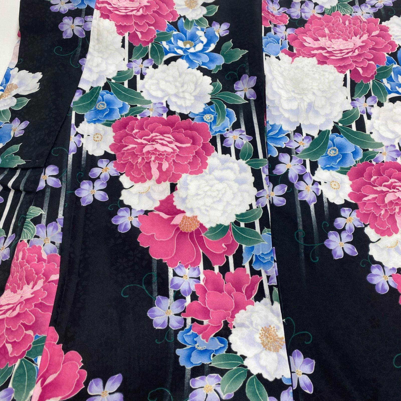 二尺袖 ポリエステル着物