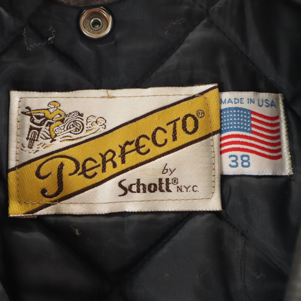 schott ショット 80s 90s オールド USA製 バイカータグ 118