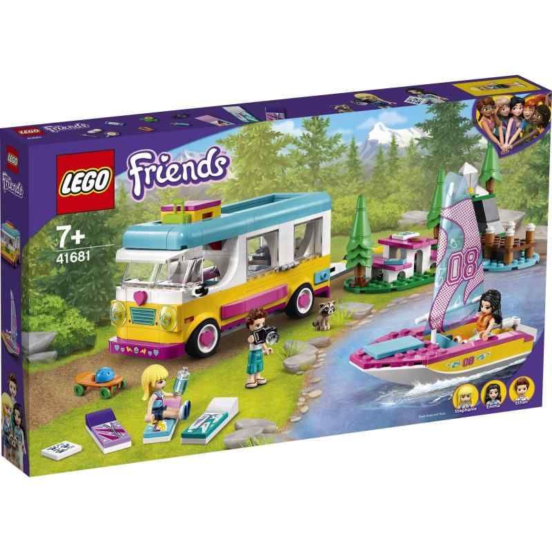 レゴ LEGO フレンズ キャンピングカーとボート 森のキャンピングカーとボート 41681 おもちゃ お人形 ドール ボート 乗り物 のりもの 女の子 7歳以上