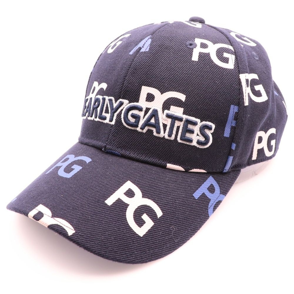 PEARLY GATES (パーリーゲイツ) ロゴ刺繍 総柄 ベースボール