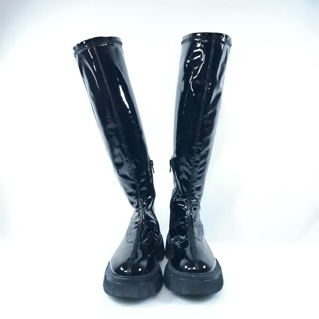 ブラックピースナウ　ロングブーツ　Lサイズ BLACK PEACE NOW - 黒ロングブーツの通販 by ルビー's shop