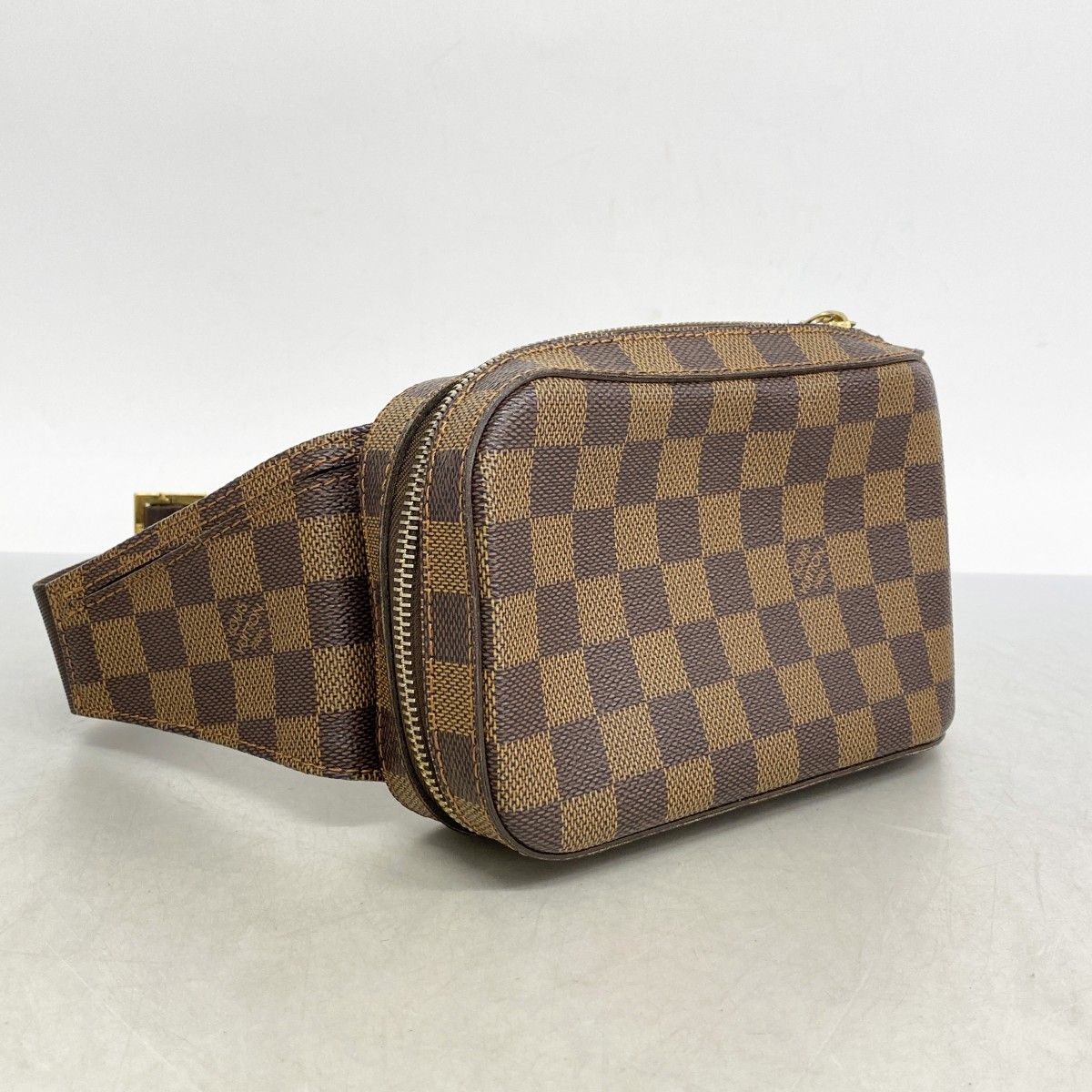 5mc3473 ルイヴィトン ボディバッグ ダミエ ジェロニモス N51994 エベヌ レディース