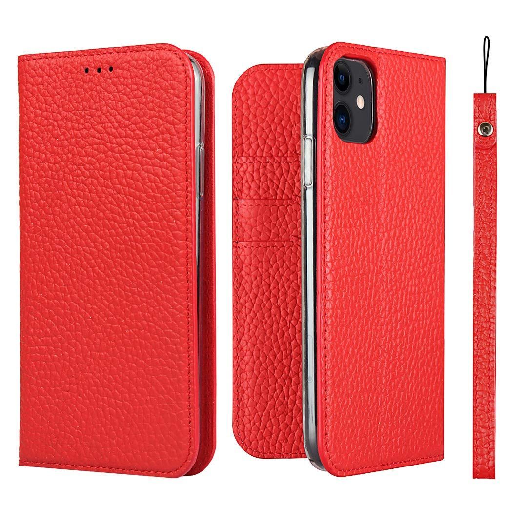 【在庫処分】11 ケース手帳型 iPhone11 ケース Pelanty 牛革製