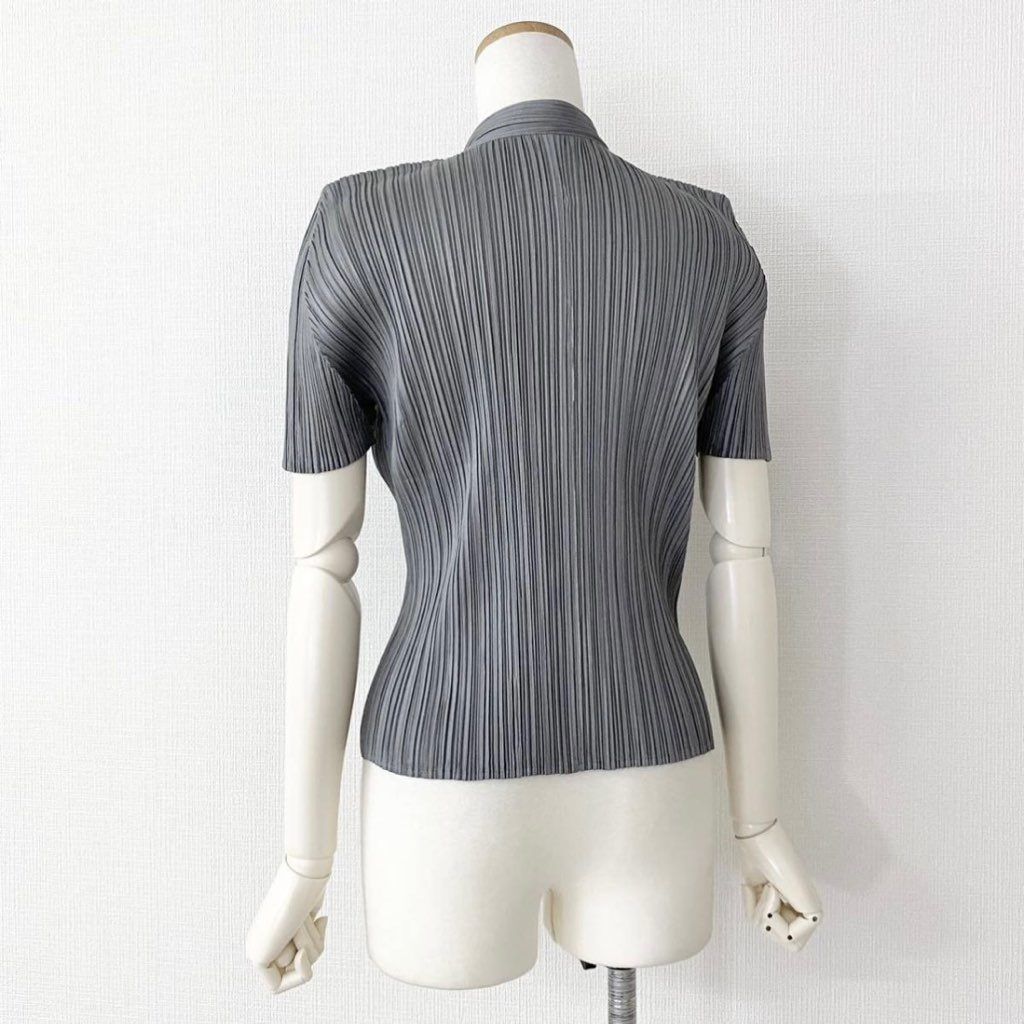 1j8-4 PLEATS PLEASE プリーツプリーズ キーネックプリーツ