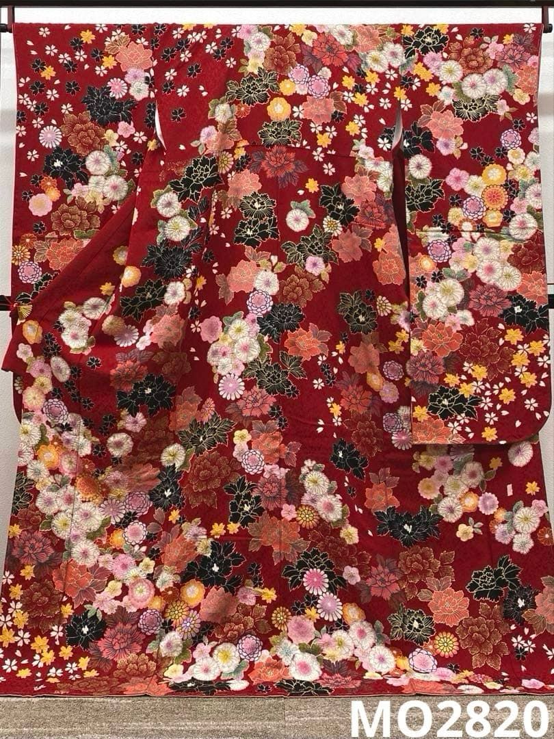 振袖 豪華 桐屋 翠山工房 金通し 金彩 辻が花 身丈164cm 撥水加工済 振袖 桐屋 翠山工房 絞り加工 辻ヶ花 豪華 金通し 金彩 身丈176cm