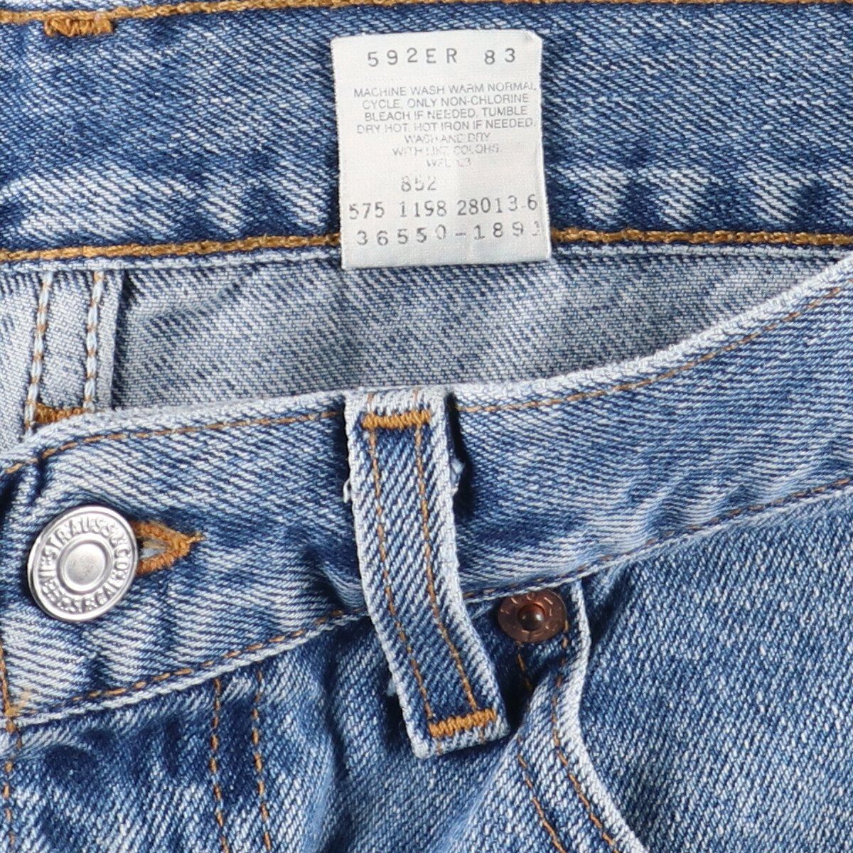 古着 90年代 リーバイス Levi's 550 RELAXED FIT デニムショーツ ハーフパンツ USA製 メンズw32  ヴィンテージ/eaa382470