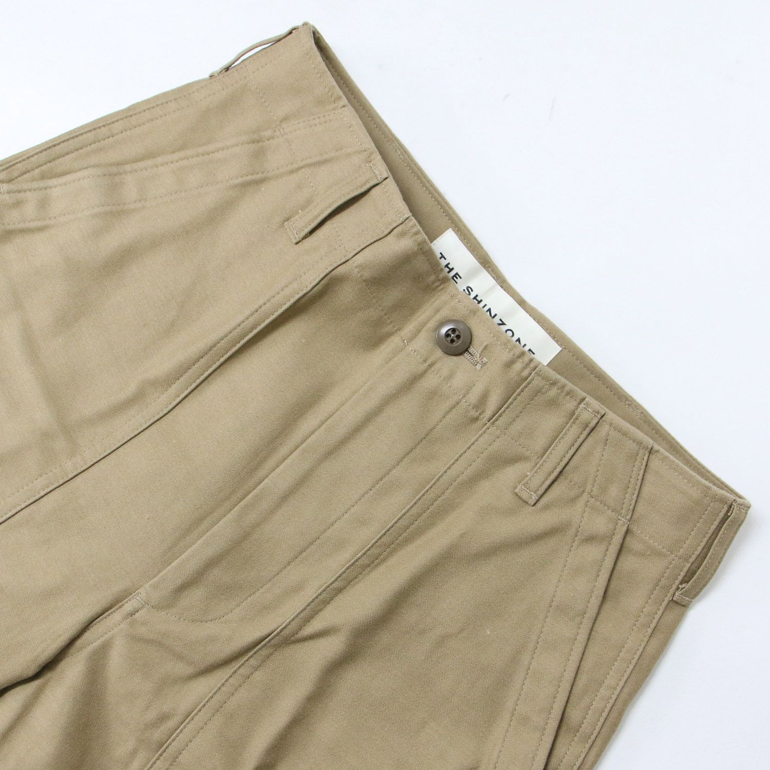 shinzone ベージュ ワイドパンツ 36 THE SHINZONE ザシンゾーン パンツ ベージュ サイズ:36(S