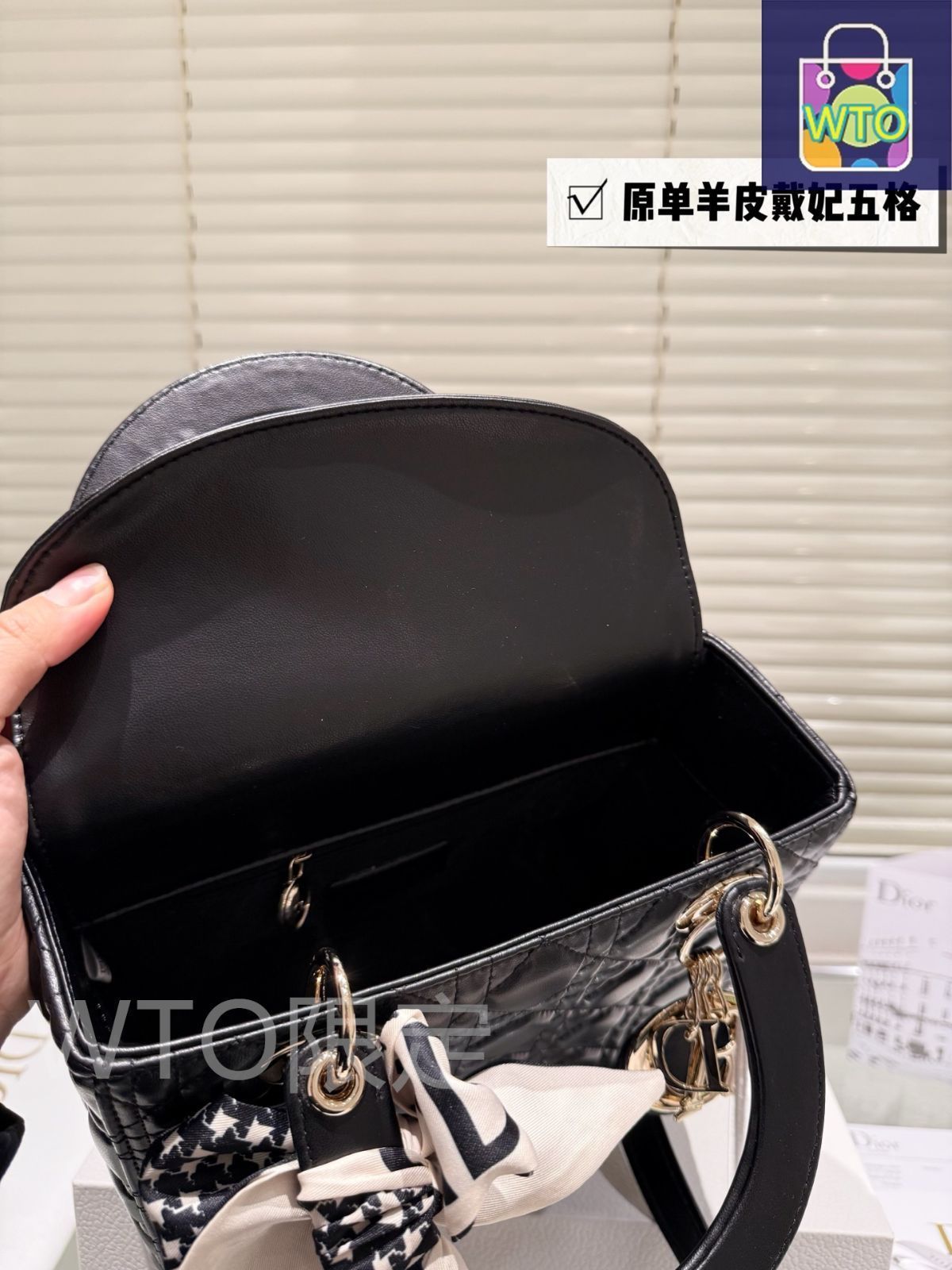 今日特価】Dior Lady Dior 羊皮ミニバッグ 24cm 高品質