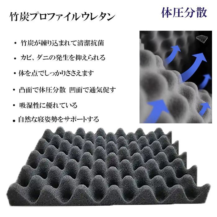 マットレスセミダブル 厚26cm