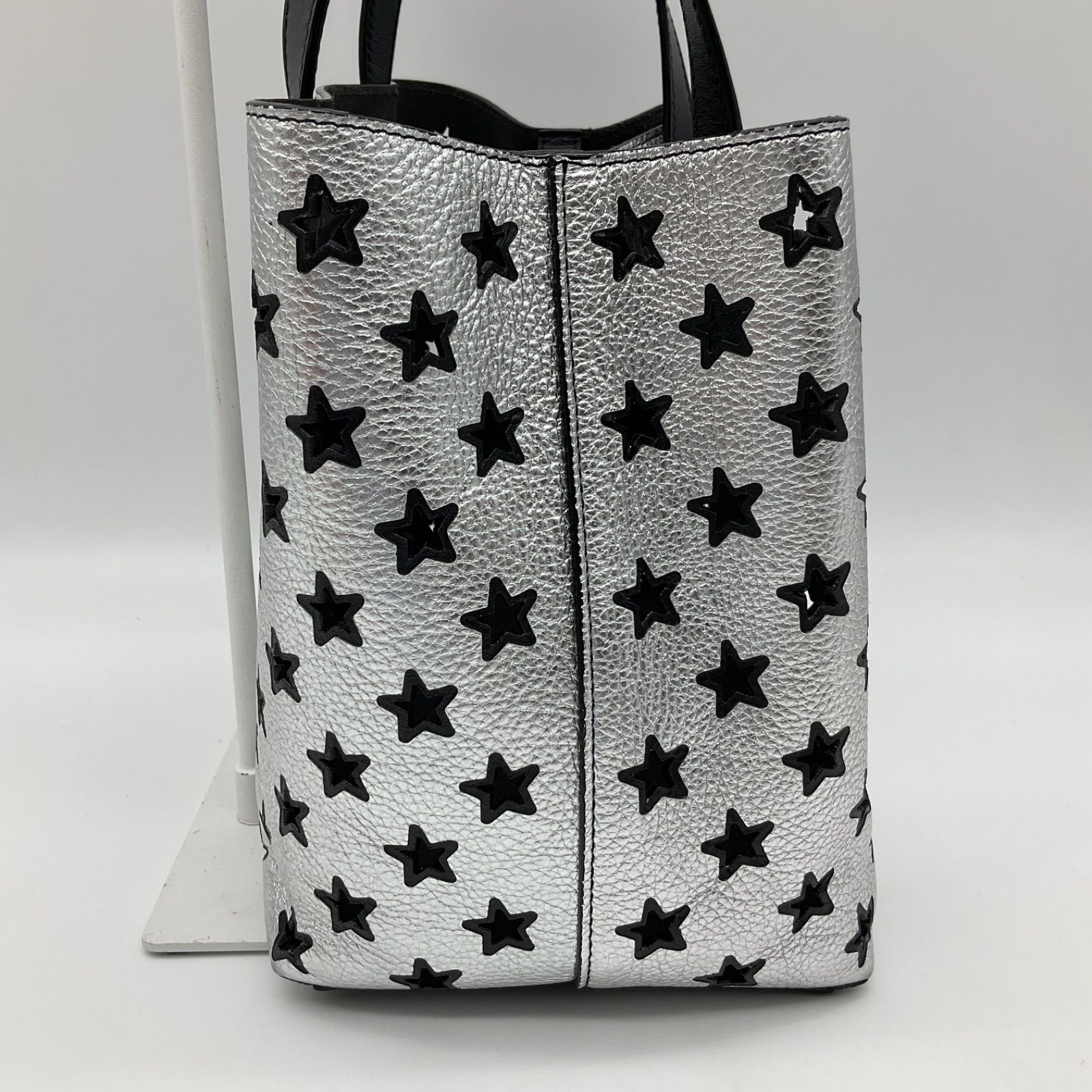 ジミーチュウ ピムリコ ショルダーバッグ レザー トート パンチングスター