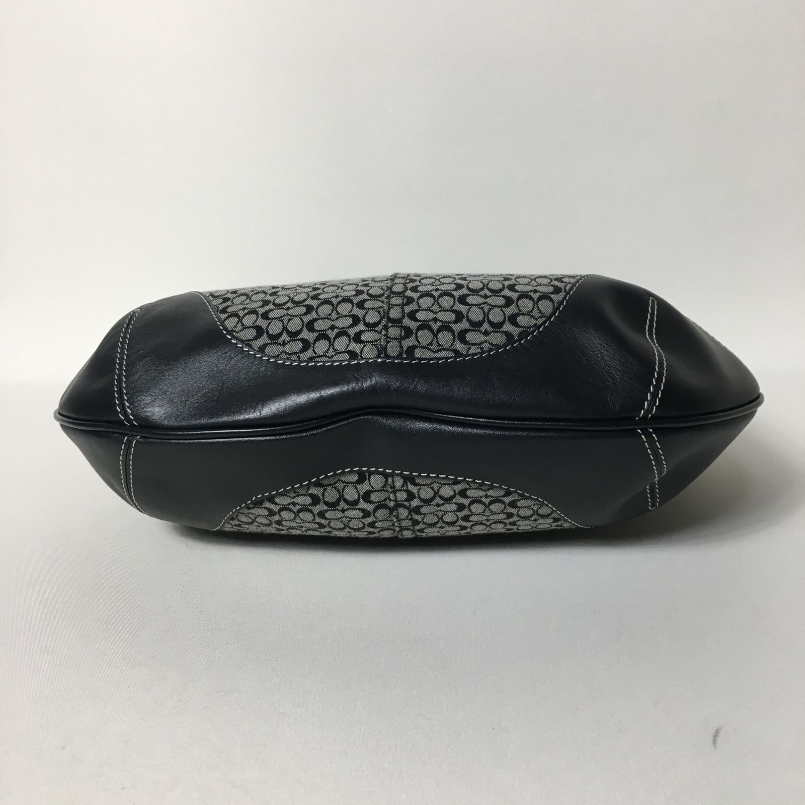 コーチ ミニ シグネチャー ハンドバッグ ✨希少✨極美品✨COACH コーチ シグネチャー ハンドバッグ ミニ
