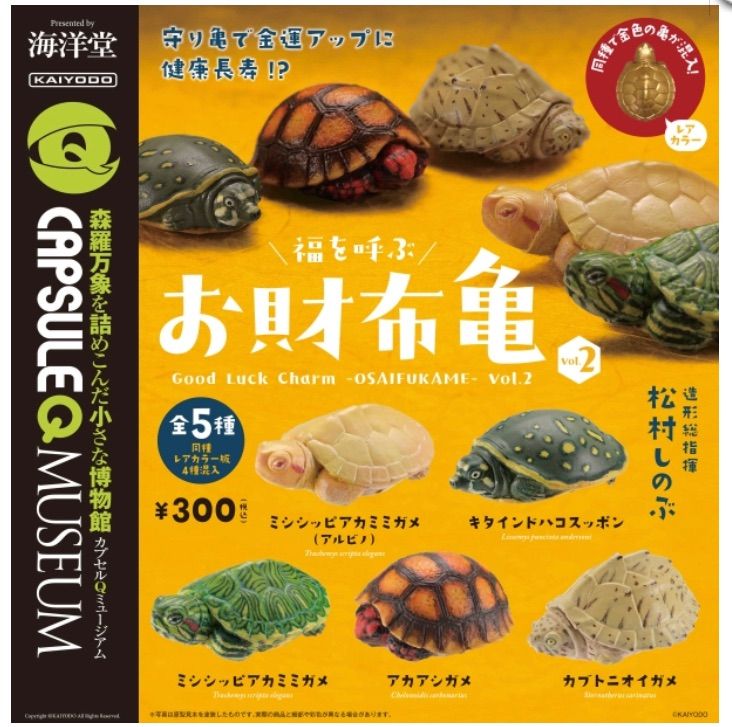 単品販売♯お財布亀2 福を呼ぶ カプセルQミュージアム海洋堂 単品販売♯お財布亀2 福を呼ぶ カプセルQミュージアム海洋堂