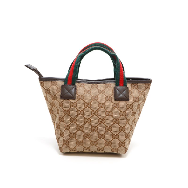 GUCCI グッチ ハンドバッグ GGキャンバス シェリーライン - メルカリ